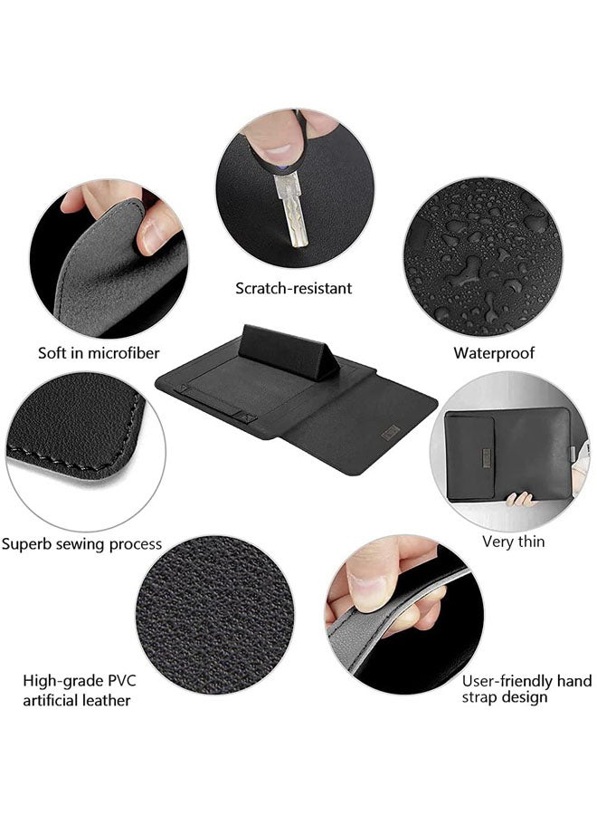 Rock Pow Laptop Bag/Sleeve Case (13/14-Inches) Compatible With 3in1(Laptop Stand,Mouse pad) MacBook Pro Notebook Black  - Image 5