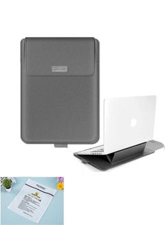 Laptop Bag/Sleeve Case (13/14-Inches) Compatible With 3in1(Laptop Stand,Mouse pad) MacBook Pro Notebook Grey