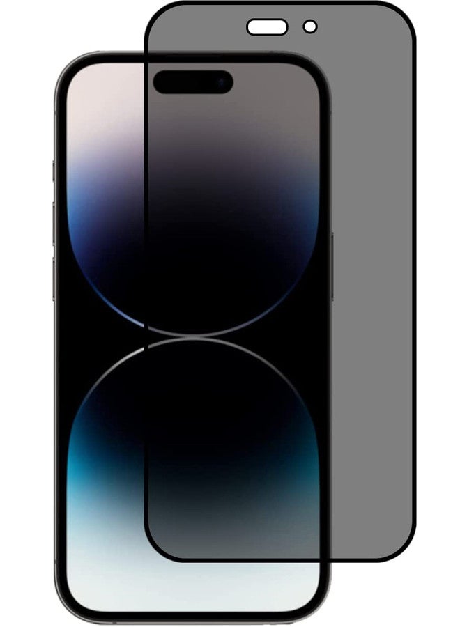 روك بو زجاج مقوى غير لامع للخصوصية متوافق مع iPhone 14 Pro Max مضاد للوهج ومضاد للتجسس، بدلة فيلم لهاتف iPhone 14 Pro Max 6.7 بوصة تغطية كاملة مضادة للوهج وصلابة 9H شفافة شفاف  - Image 1