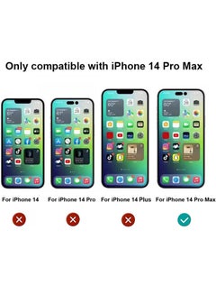 Rock Pow Privacy Matte Tempered Glass Compatible with iPhone 14 Pro Max Anti-Glare Anti-Spy Screen Protector Film Suit for iPhone 14 Pro Max 6.7 inch Full Coverage Anti-Peeping 9H Hardness Clear  - Image 2
