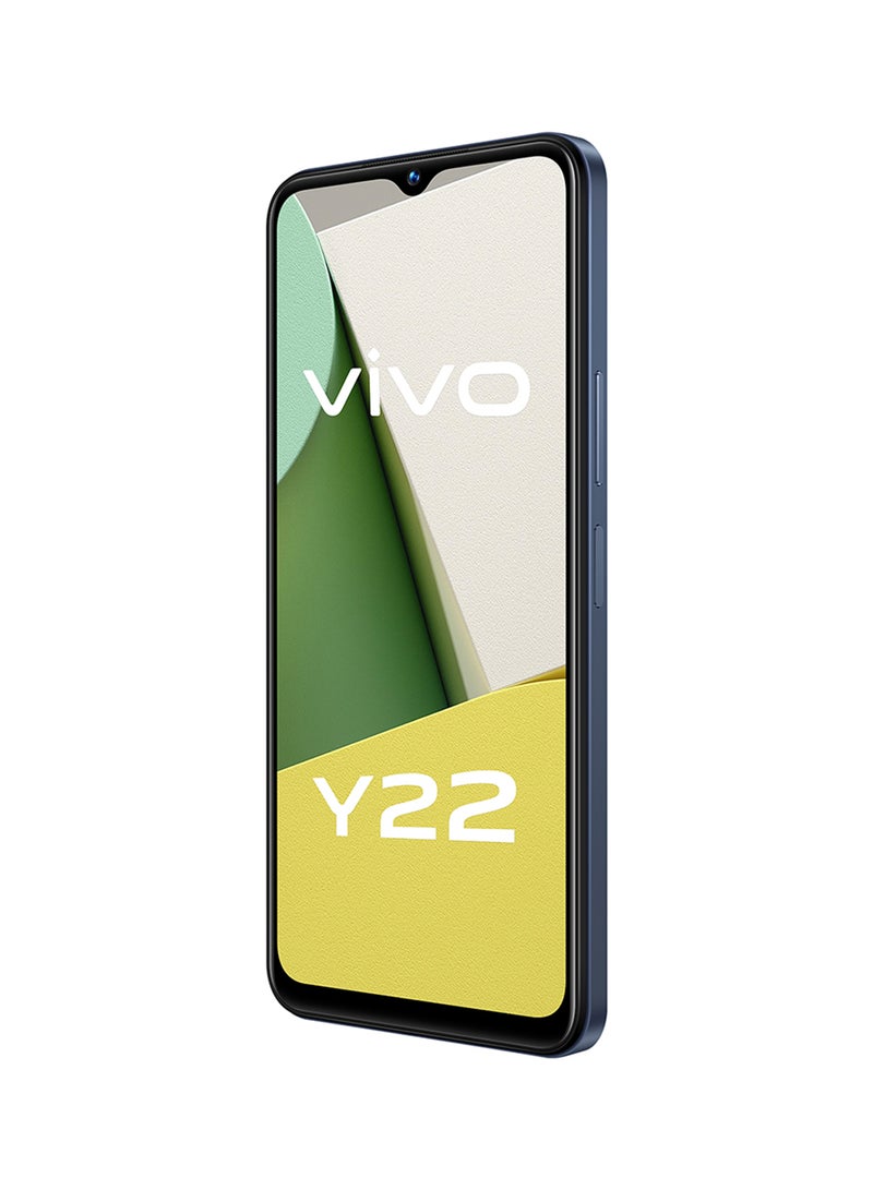 vivo - Y22 Dual SimStarlit Blue 4GB RAM 64GB 4G LTE With Backpack - Image 1