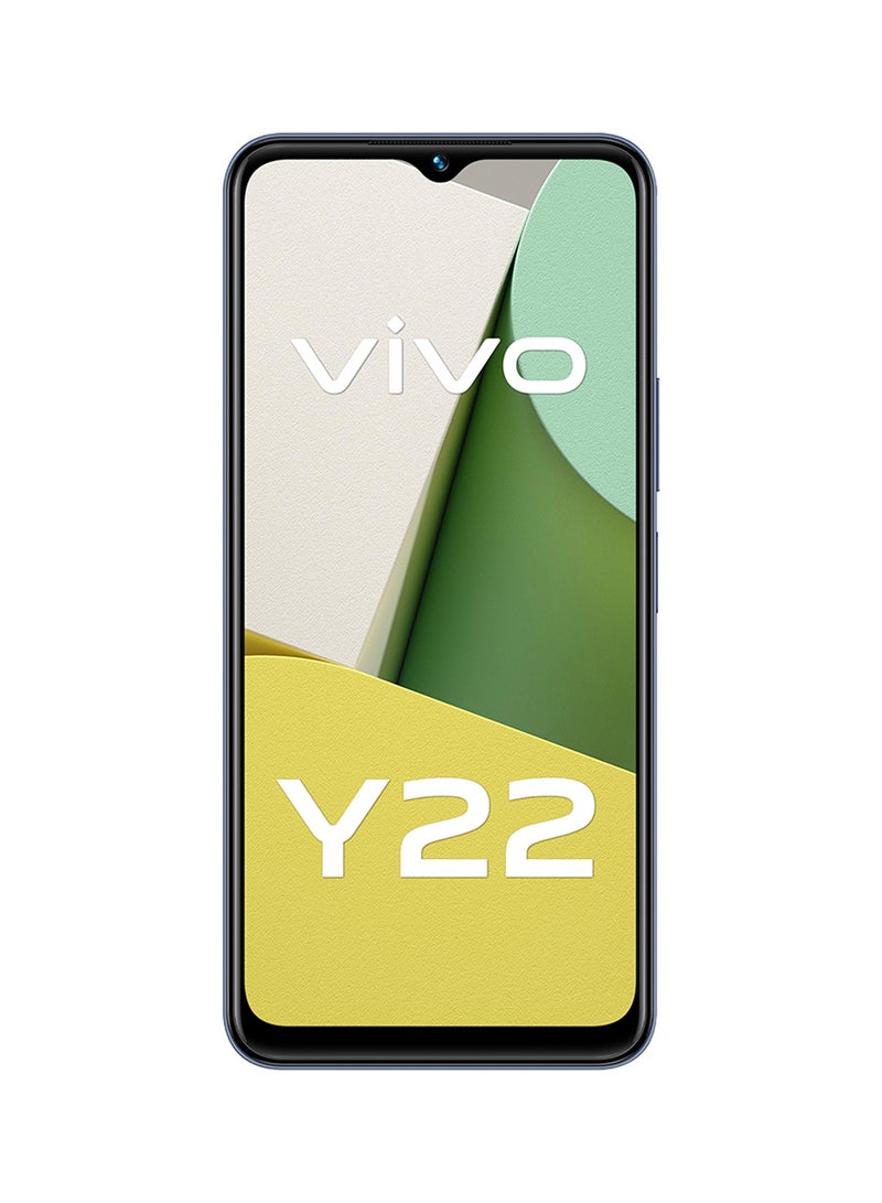 vivo - Y22 Dual SimStarlit Blue 4GB RAM 64GB 4G LTE With Backpack - Image 1
