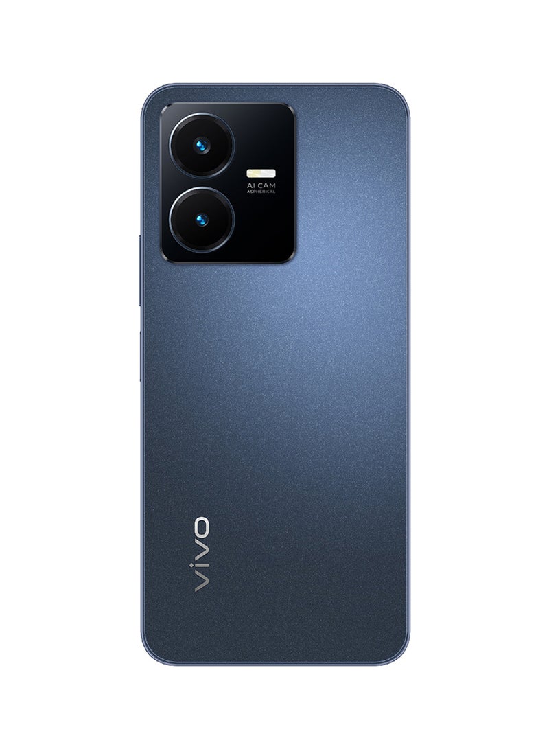 vivo - Y22 Dual SimStarlit Blue 4GB RAM 64GB 4G LTE With Backpack - Image 1
