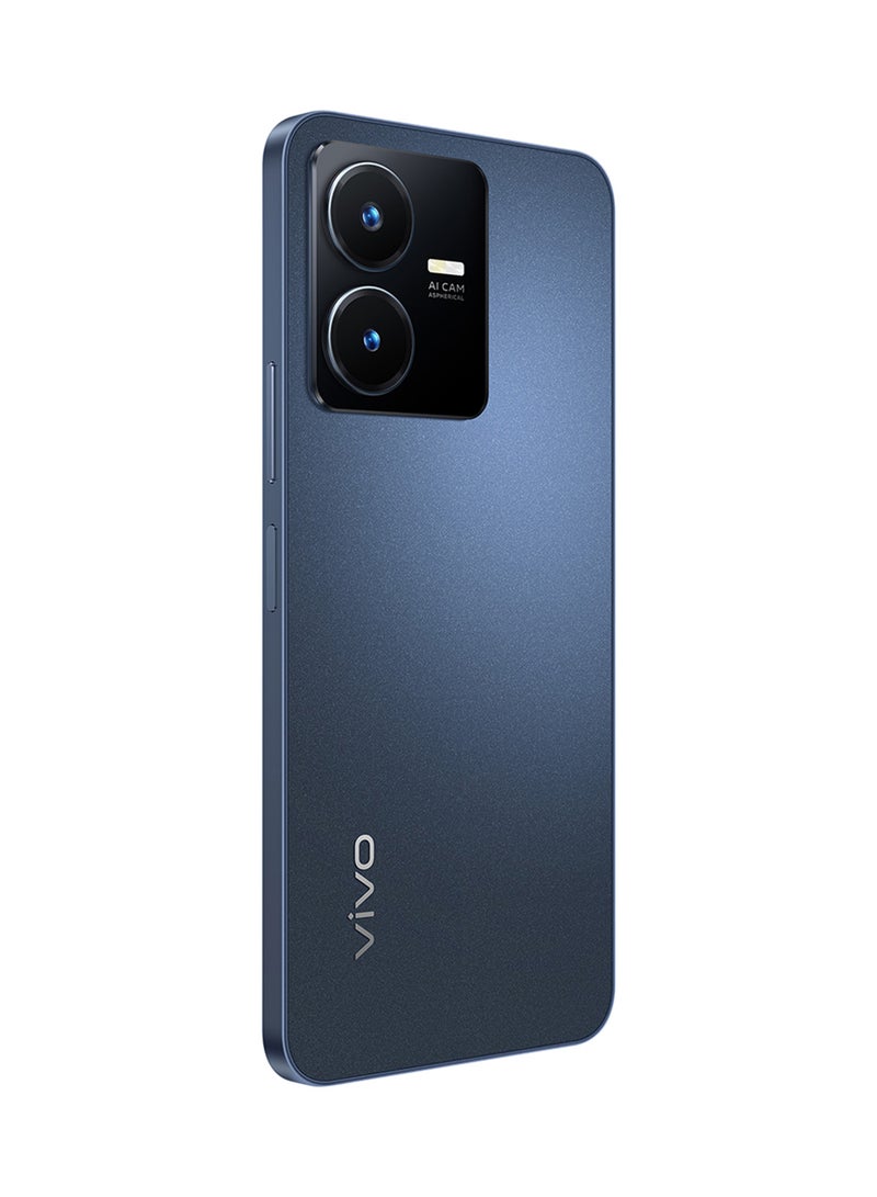 vivo - Y22 Dual SimStarlit Blue 4GB RAM 64GB 4G LTE With Backpack - Image 1