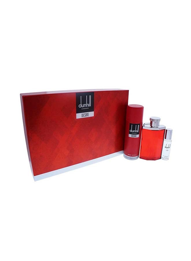 دانهيل طقم هدايا ديزاير EDT 100 Ml, EDT 30 Ml, Body Spray 195ملليلتر - Image 1
