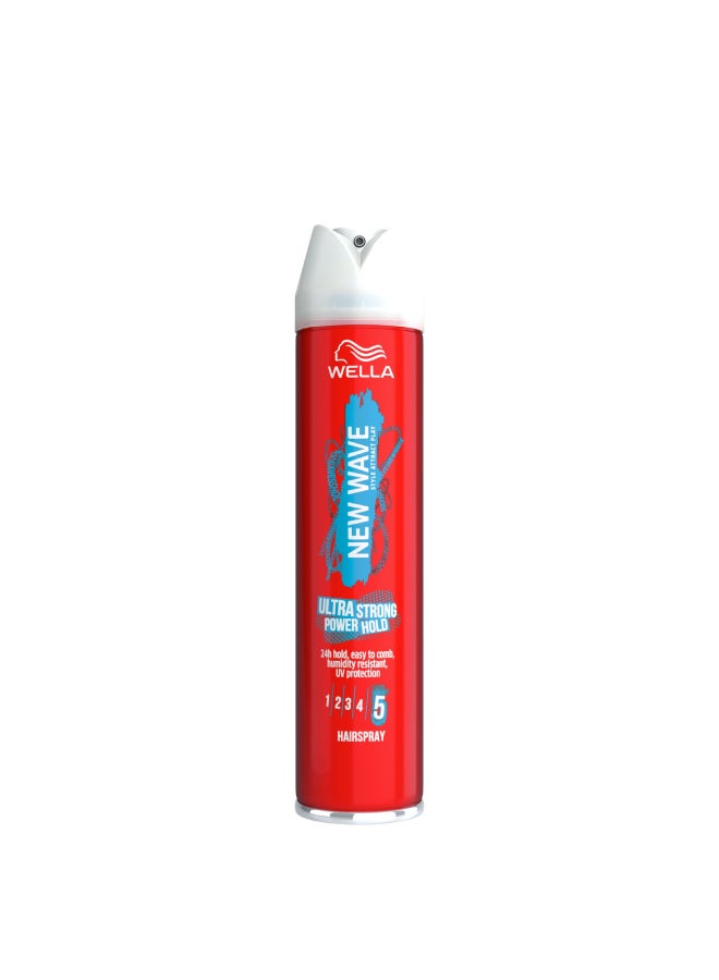New wave New Wave Ultra Strong Power Hold Hairspray 250ml  - Image 1