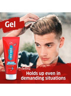 WELLA New Wave Tuff Stuff Heat & Sweat Proof Gel Clear 200ml  - Image 3
