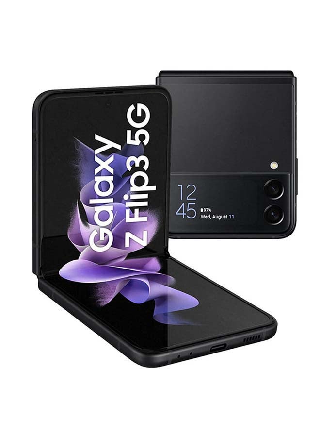Samsung - Galaxy Z Flip 3 5G Single SIM Phantom Black 8GB RAM 128GB - International Version - Image 1