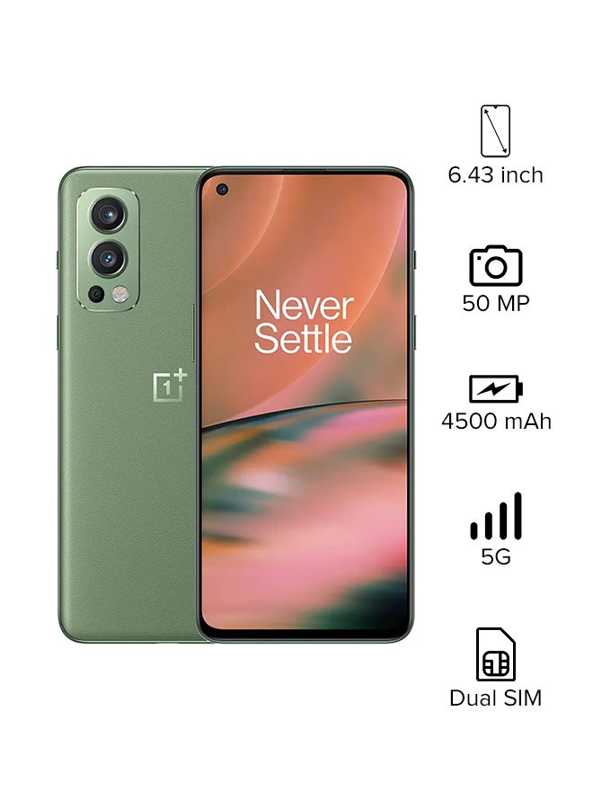 OnePlus - Nord 2 Dual SIM Green Wood 12GB RAM 256GB 5G -International Version - Image 1
