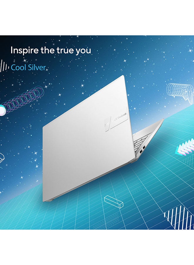 Vivobook Pro 15 OLED K3500PH-OLED005T Laptop With 15.6-Inch OLED Full HD Display, 11th Gen Core i5 Processor/CPU 3.1 GHz/8GB RAM/512GB SSD/4GB NVIDIA GeForce GTX 1650 Max Q/Window 10/International Version English/Arabic Cool Silver