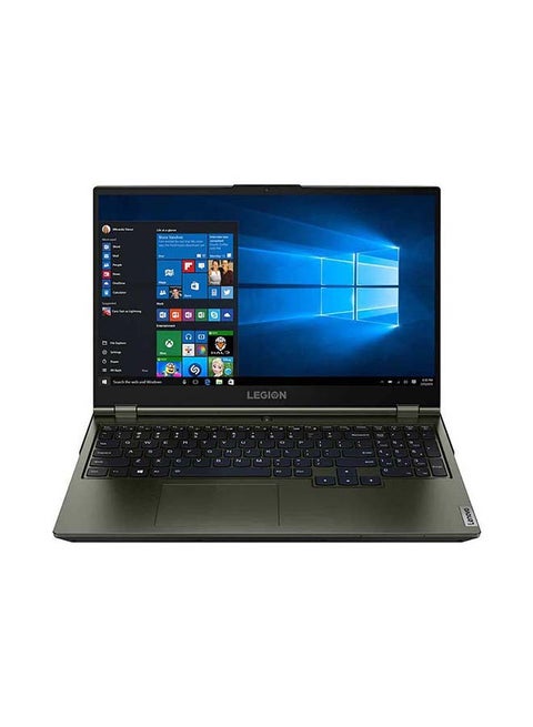 Legion 5 Gaming Laptop With 15.6-Inch Full HD Display, Core i7-10750H Processer/16GB RAM/512GB SSD + 1TB HDD/6GB Nvidia GTX 1660Ti Graphics/Windows 10 /International Version English Moss Green