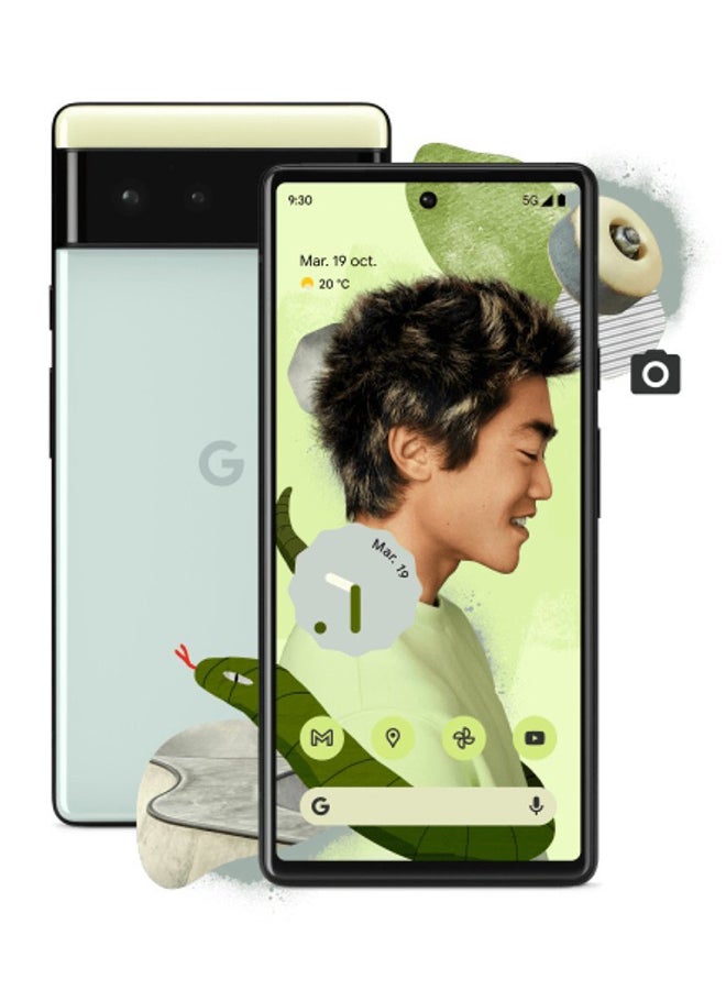 Google - Pixel 6 Sorta Seafoam 8GB RAM 128GB 5G - International Version - Image 1