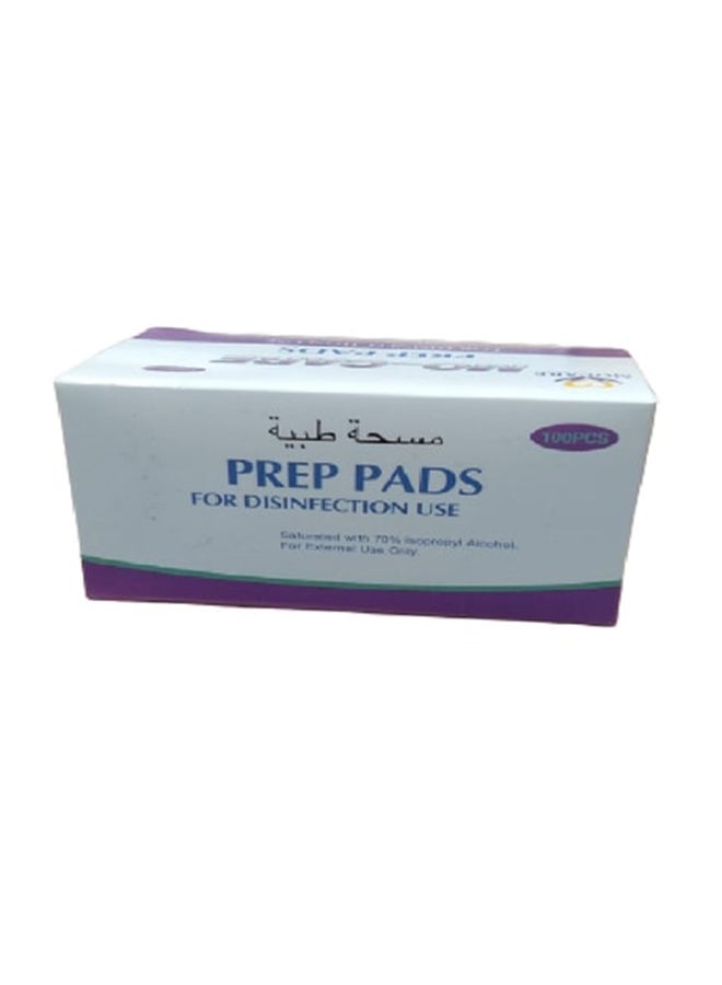 Generic 100-Piece Disposal Alcohol Prep Pads 