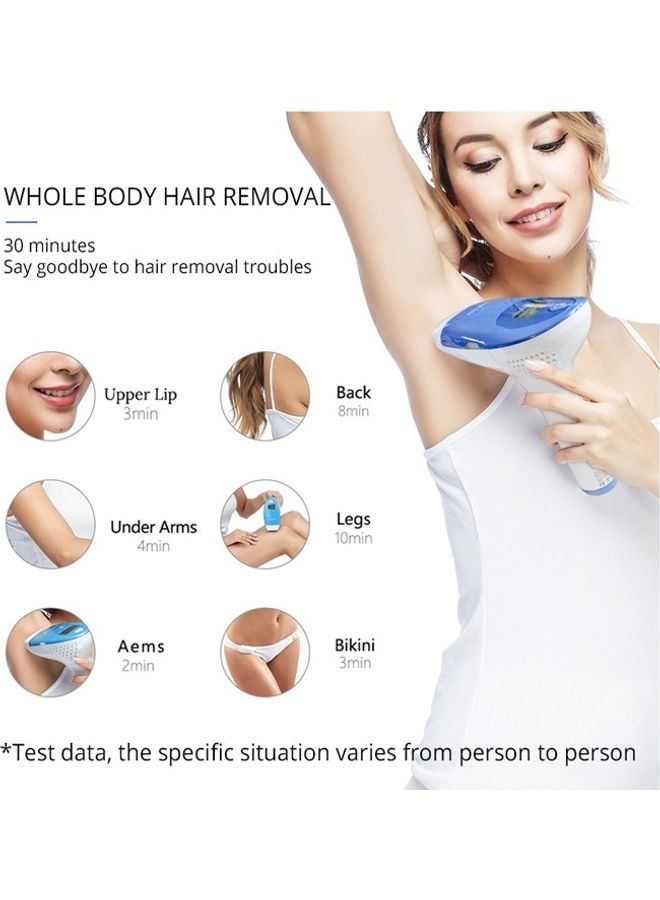 MLAY IPL Device For Hair Removal Skin Rejuvenation Acne Clearance Blue - Image 2