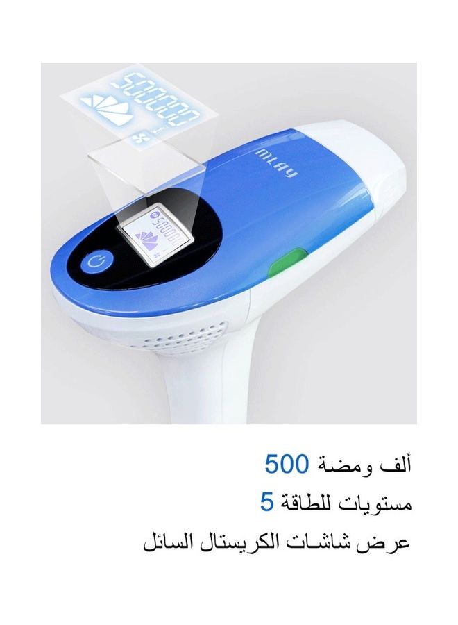 MLAY IPL Device For Hair Removal Skin Rejuvenation Acne Clearance Blue - Image 5