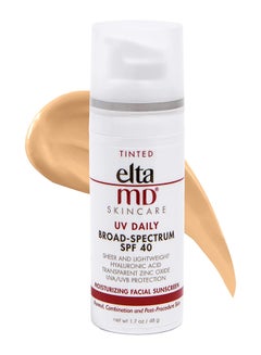 UV Daily Facial Sunscreen Broad-Spectrum SPF 40, Tinted 48grams