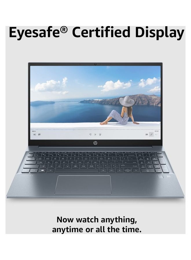 2022 Newest Pavilion 15-EG1073 With 15.6-inch Full HD Display Intel Core i7-1195G7 Processor/512GB SSD NVMe/16 GB DDR4 RAM/Intel Iris Xe Graphics/Backlit Keyboard/Windows 11 English/Arabic blue - v1666764212/N53360875A_4
