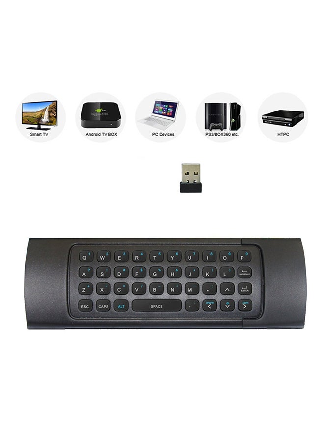 ستارسات - ماوس هوائي ولوحة مفاتيح لاسلكية طراز R100 أسود - Image 1