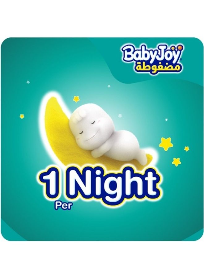BabyJoy Compressed Diamond Pad, Size 7 3XL, 18+ kg, Giant Box, 126 Diapers - Image 2