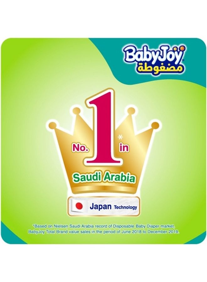 BabyJoy Compressed Diamond Pad, Size 7 3XL, 18+ kg, Giant Box, 126 Diapers - Image 3