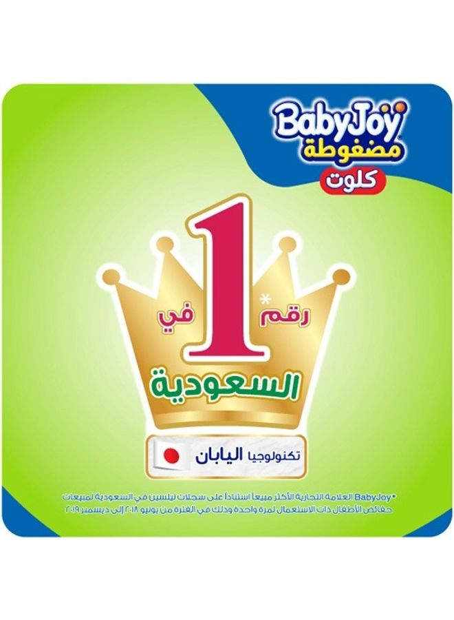 BabyJoy Compressed Culotte Pants Diaper, Size 8, Junior 4XL, 20+ Kg, Jumbo Box, 60 Diapers  - Image 3