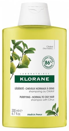 Klorane Purifying Shampoo With Citrus Pulp 200ml 