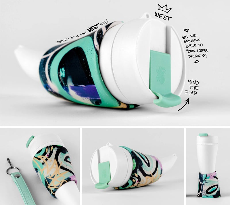 Goat Story Goat Coffee Mug For Specialty Coffee 12 oz Mint - Image 1