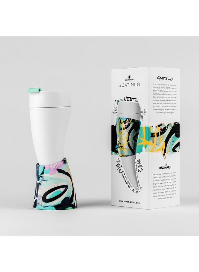 Goat Story Goat Coffee Mug For Specialty Coffee 12 oz Mint - Image 3