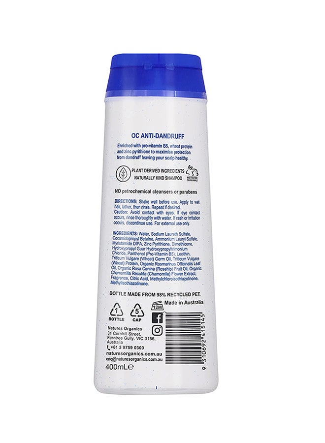 Scalp Care Anti Dandruff Shampoo Plant Based 400ml