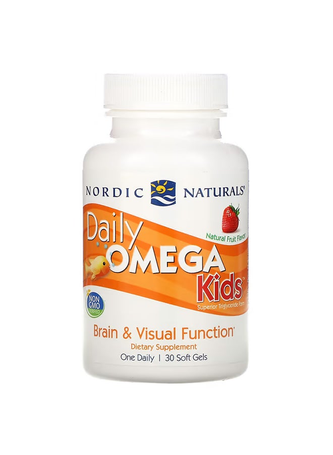 NORDIC NATURALS Daily Omega Kids Dietar y Supplement  30 Softgels  - Image 1