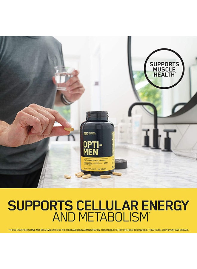 Optimum Nutrition - Opti-Men High Potency Dietary Supplements - 150 Tablets - Image 1