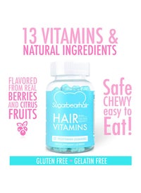 SugarBear Hair Vitamins Vegan Dietary Supplement - 60 Gummies UAE | Dubai, Abu Dhabi SugarBear Hair Vitamins Vegan Dietary Supplement - 60 Gummies UAE | Dubai, Abu Dhabi