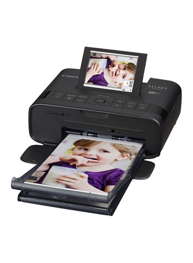 Canon - Selphy CP1300 Compact Photo Printer With AirPrint And Mopria Device,CP1300WP Black - Image 1