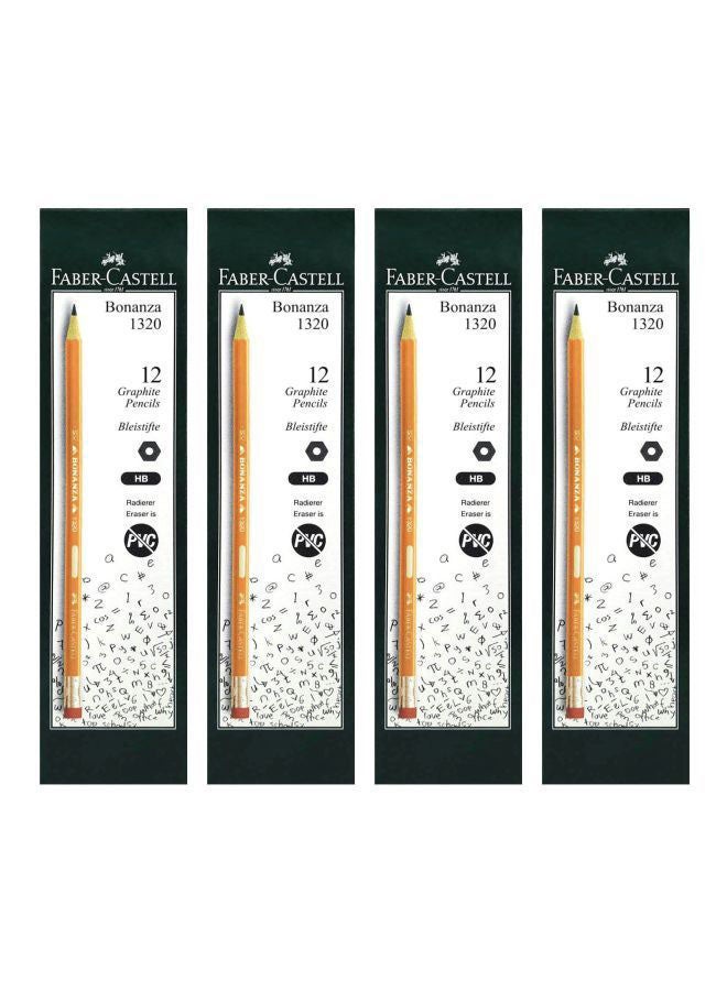 FABER-CASTELL - 48-Piece Bonanza HB Lead Pencil Set Multicolour - Image 1
