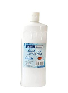 LEENO Acrylic Paint 500ml White  - Image 3