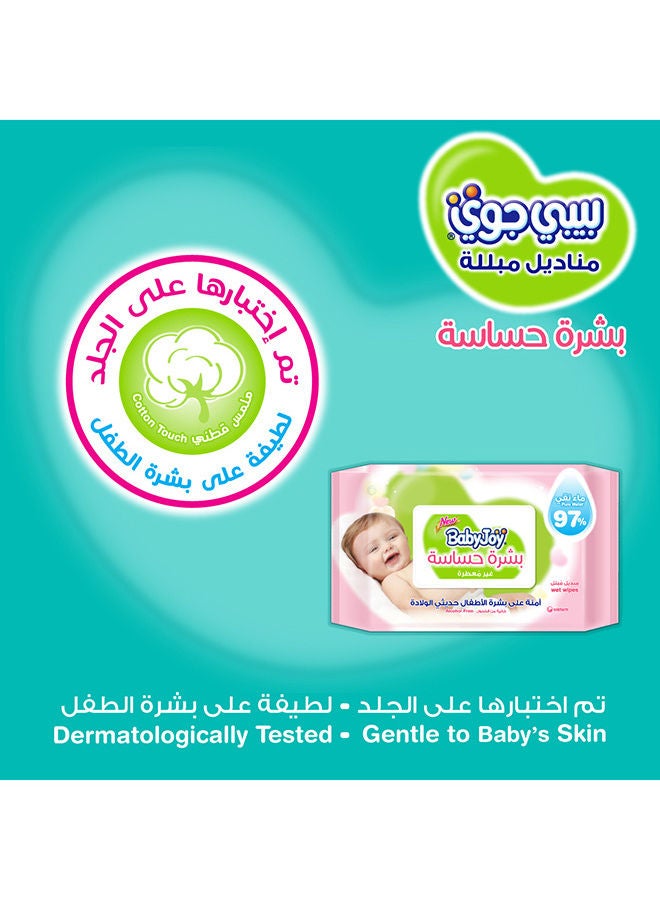 BabyJoy Sensitive Skin Wet Wipes, Unscented, Box, 864 Wipes  - Image 4