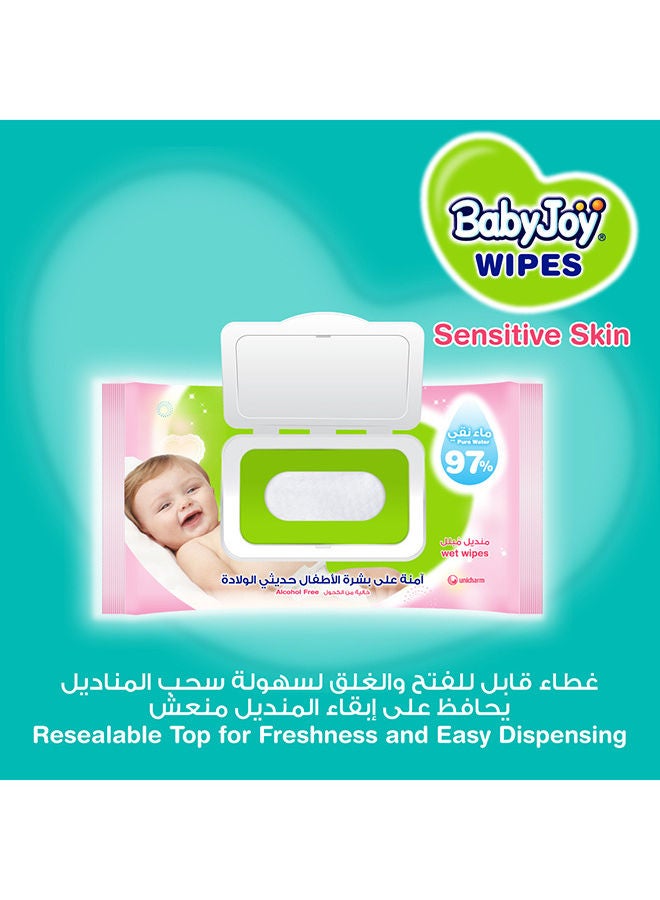BabyJoy Sensitive Skin Wet Wipes, Unscented, Box, 864 Wipes  - Image 5