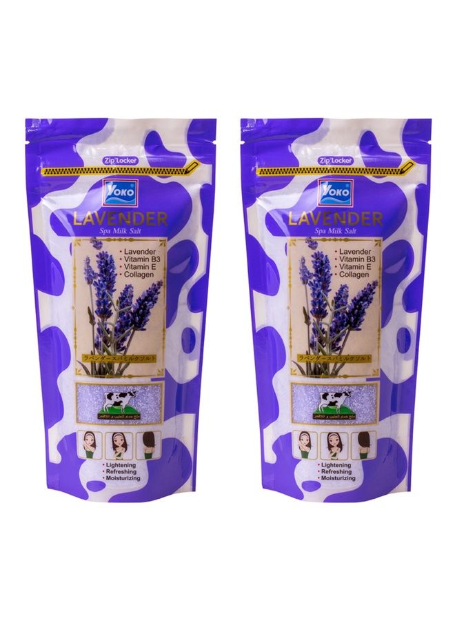 YOKO Pack Of 2 Lavender Spa Salt 300grams 