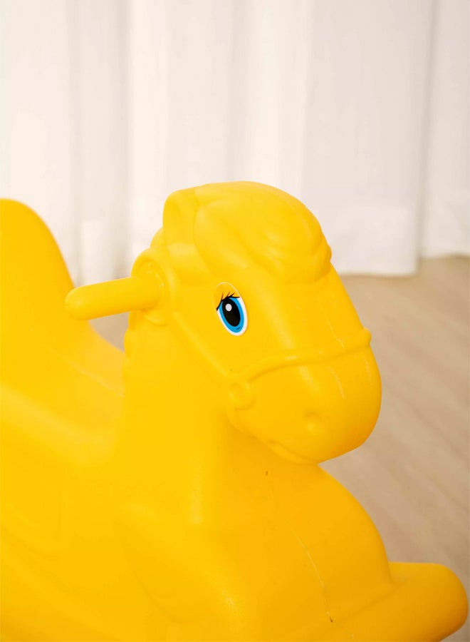 XIANGYU Home Indoor Color Multifunctional Toys Kids Walker Baby Plastic Rocking Horse 68x27x47cm - Image 3