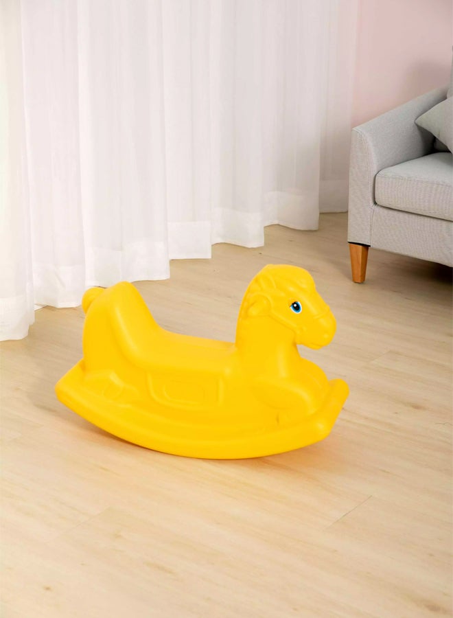 XIANGYU Home Indoor Color Multifunctional Toys Kids Walker Baby Plastic Rocking Horse 68x27x47cm - Image 5