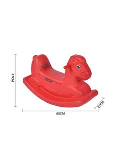 Indoor Rocking Horse Plastic Toy For Kids 68x27x47cm - v1666852407/N39781009A_2