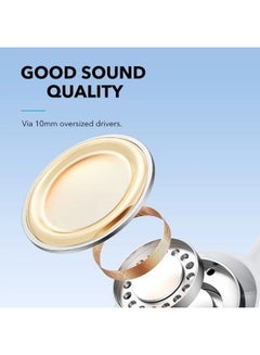 Soundcore Life P2i In-Ear Wireless Earphones with Microphone, White  - Image 2