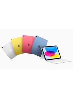 أبل iPad 2022 (الجيل العاشر) مقاس 10.9 بوصات باللون الفضي وسعة 64 جيجابايت يدعم تقنية 5G - الإصدار العالمي  - Image 2
