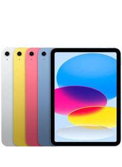 أبل iPad 2022 (الجيل العاشر) مقاس 10.9 بوصات باللون الفضي وسعة 64 جيجابايت يدعم تقنية 5G - الإصدار العالمي  - Image 3