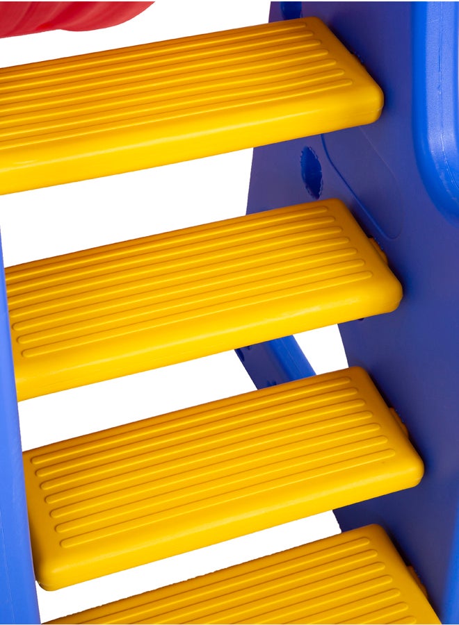 Generic - 2-In-1 Kids Playground Plastic Slides Basketball For Indoor 165x85x105cm - Image 1
