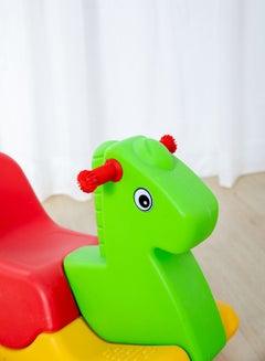Rainbowtoy Colorful Indoor Rocking Horse Playground Equipment 84x30x46cm  - Image 5
