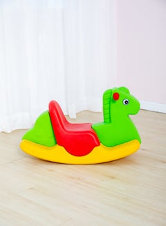 Rainbowtoy Colorful Indoor Rocking Horse Playground Equipment 84x30x46cm  - Image 4