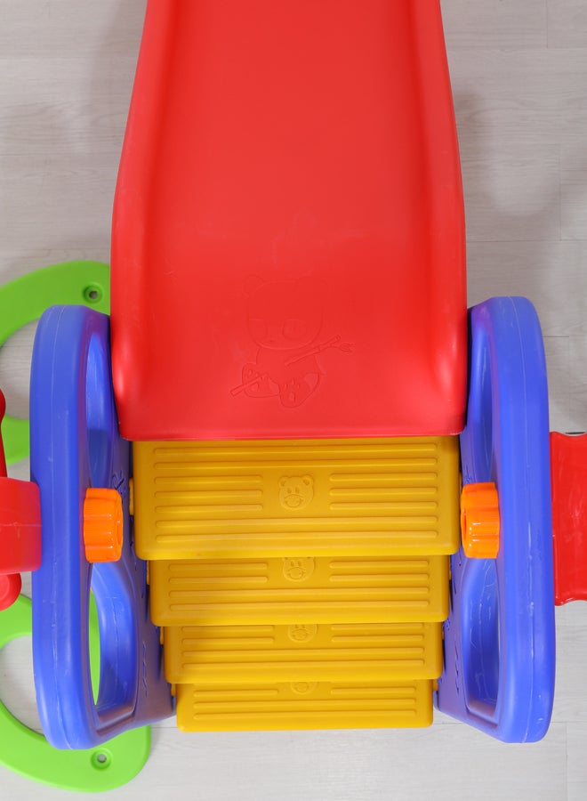 Rainbowtoy - 3-In-1 Swing And Slide With Basketball Set 180x162x126cm - Image 1