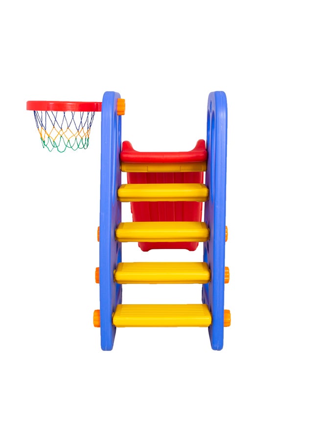 Foldable Portable Lightweight High Quality Outdoor Slide With Basketball Game 165x85x105cm