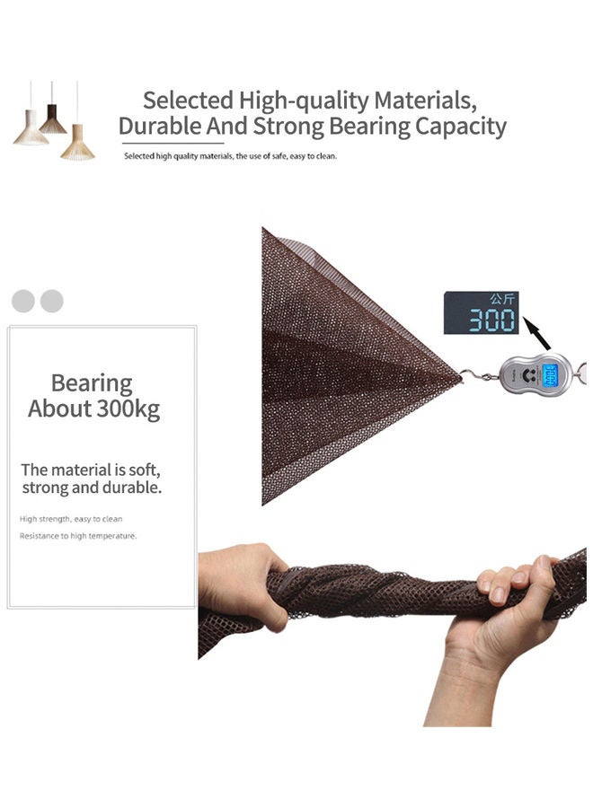 كيدل شبكة درابزين لسلامة الأطفال للاستخدام في الشرفات والباحات والدرابزين والأدراج لتوفير السلامة للأطفال - Image 4